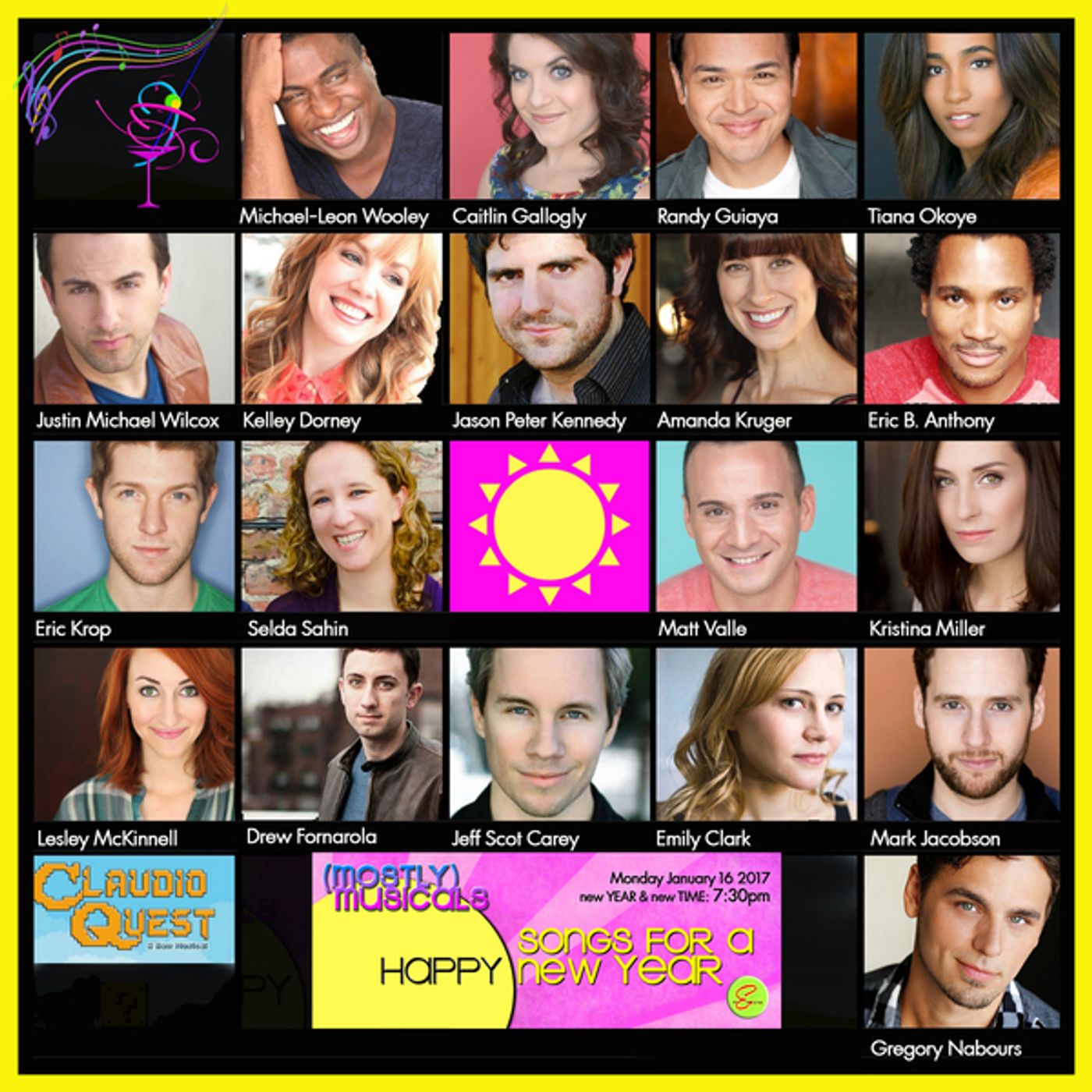 Photo Flash: Michael Leon-Wooley, Eric Michael Krop and More Announced for (mostly)musicals SONGSFORAHAPPYNEWYEAR  Image