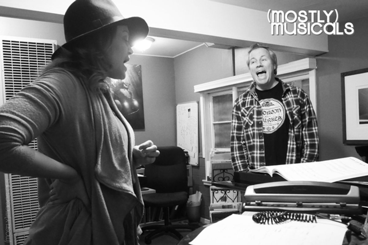 Emily Clark and Jeff Scot Carey at 