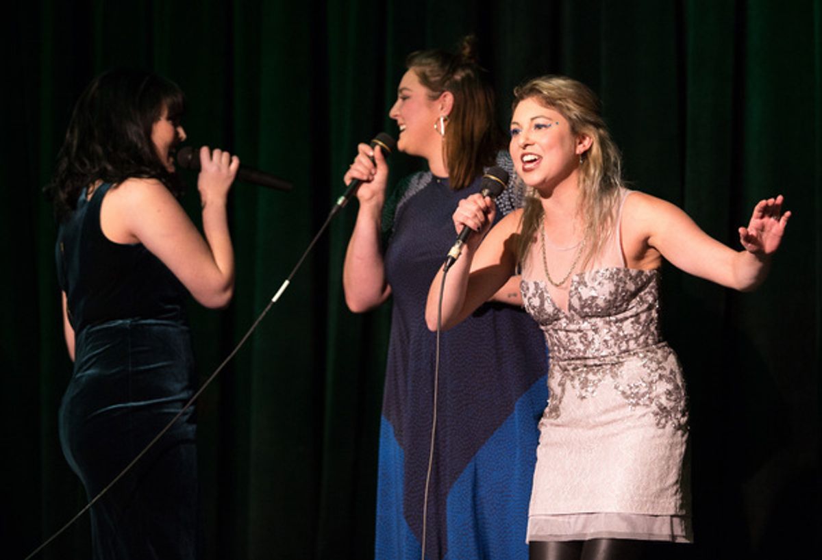 Jenna Pryor, Gracie McGraw and Molly Balsam at 