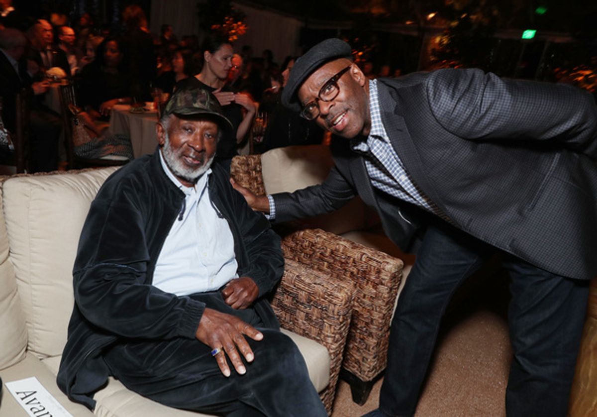 Clarence Avant and Courtney B. Vance at 