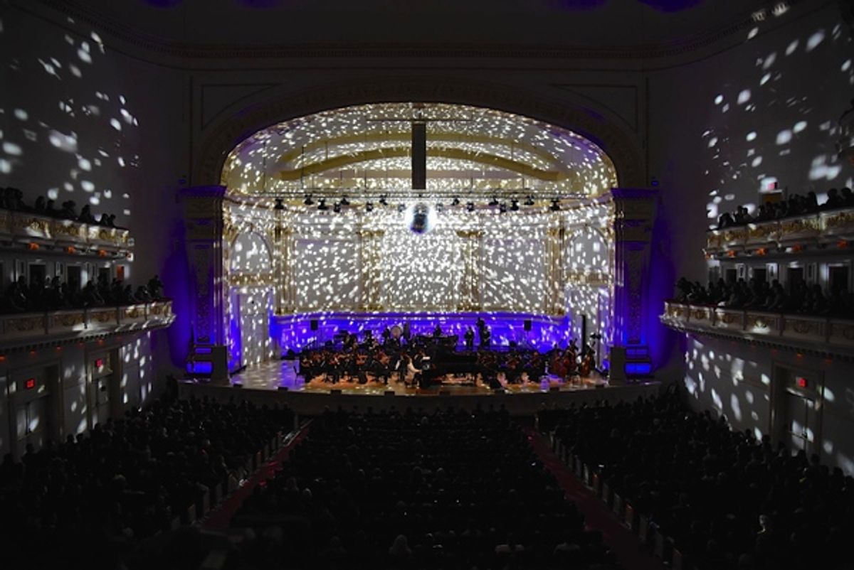 Yoshiki With Tokyo Philharmonic Orchestra at Carnegie Hall at 