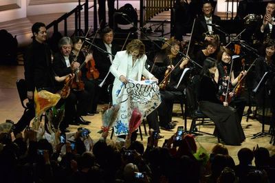 Yoshiki With Tokyo Philharmonic Orchestra at Carnegie Hall Photo