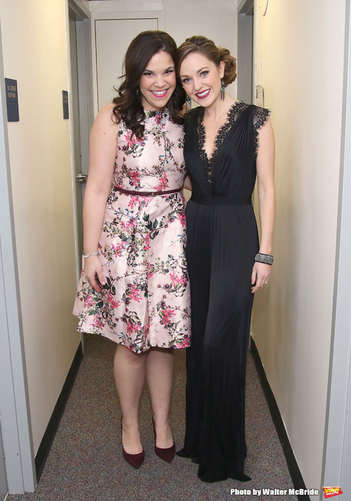 Lindsay Mendez and Laura Osnes at 