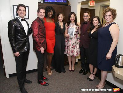Anthony Nunziata, Will Nunziata, Amber Iman, Laura Osnes, Lindsay Mendez, Luke S. Fra Photo