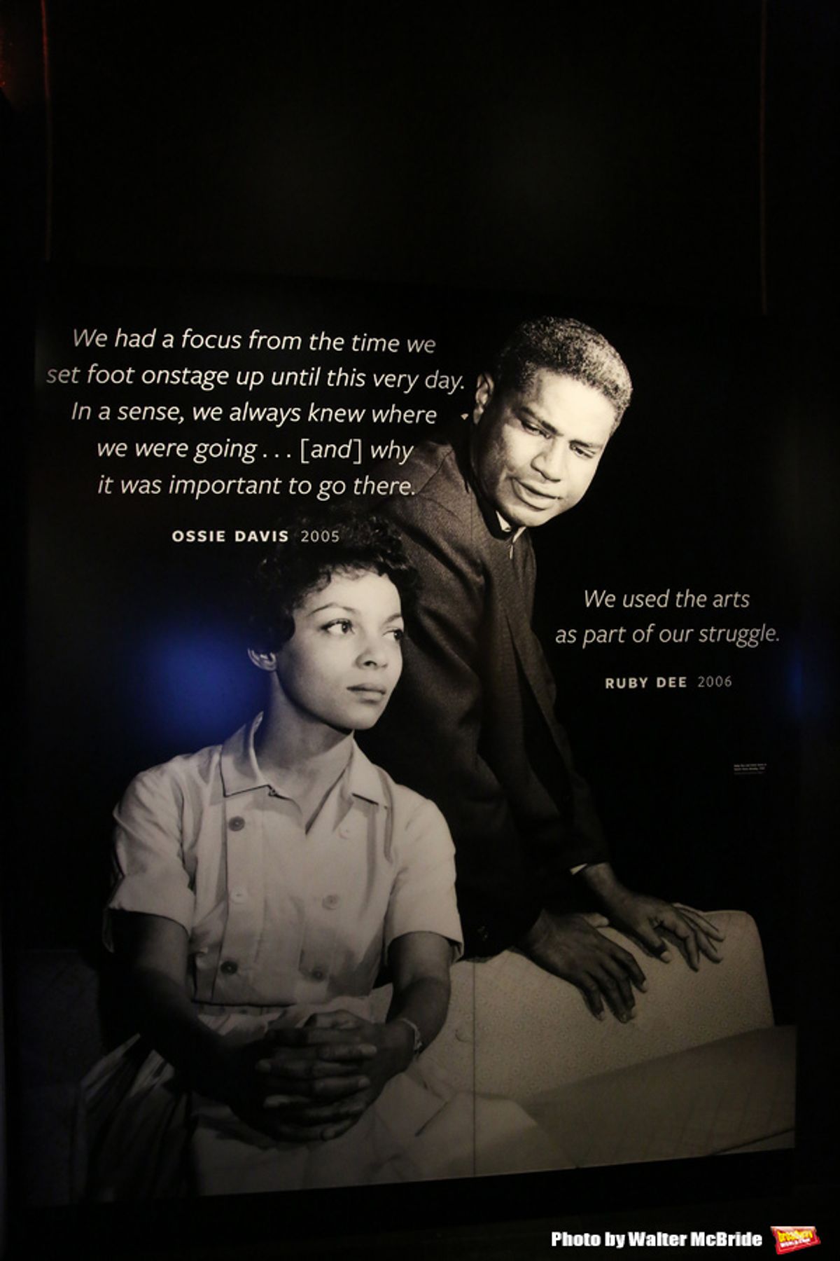 Ossie Davis and Ruby Dee Exhibit at 