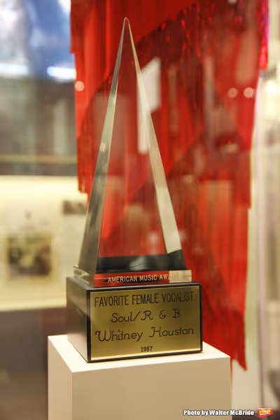 Whitney Houston American Music Award Exhibit  Photo