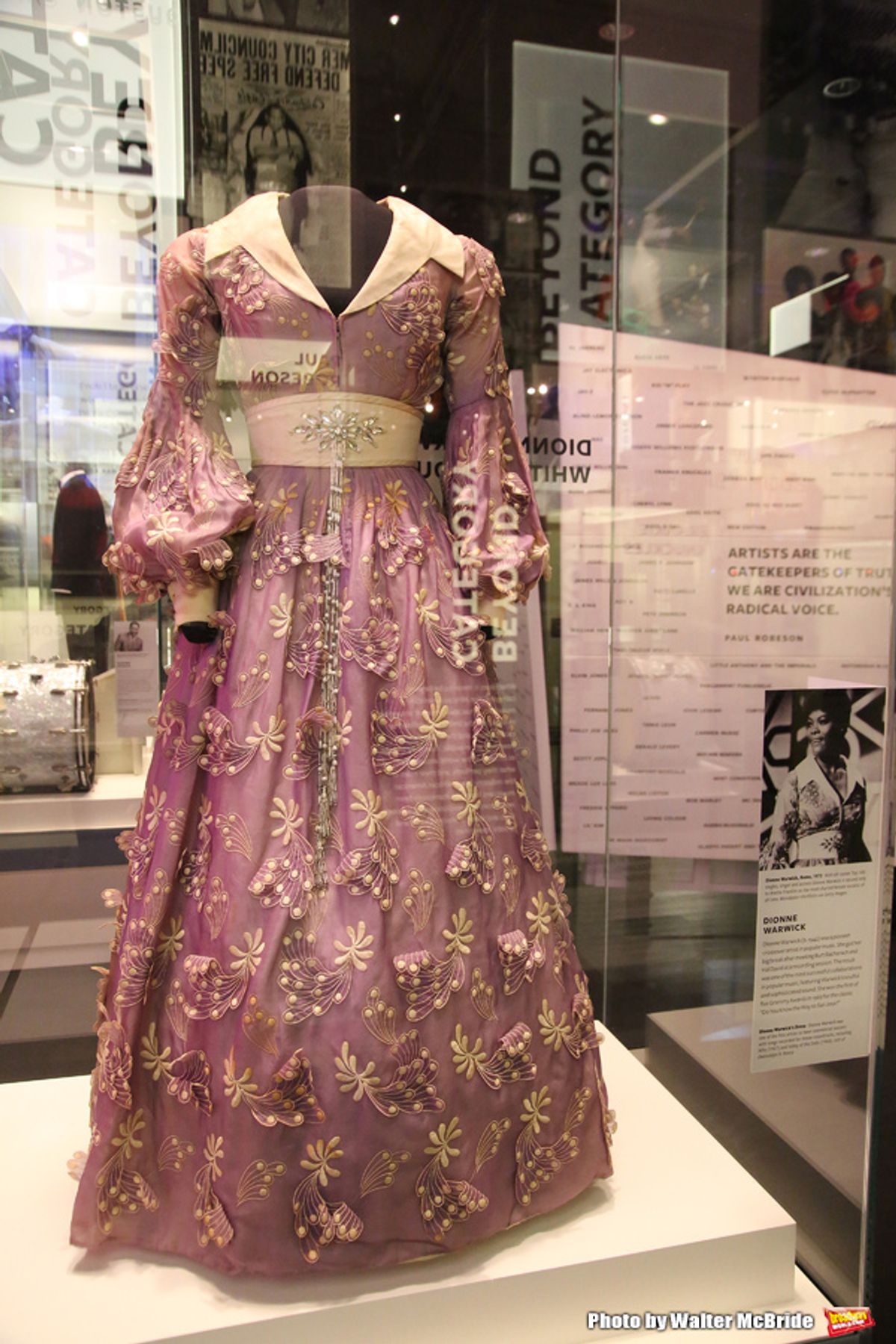 Dionne Warwick Exhibit  at 