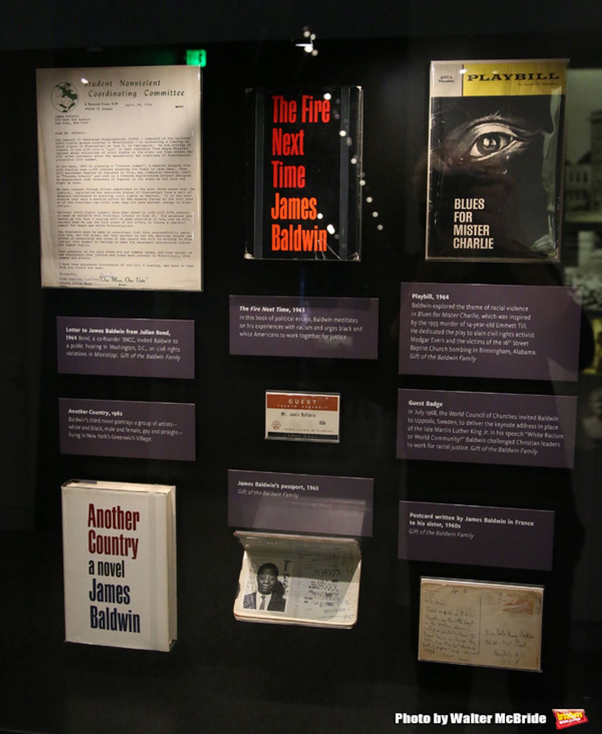 James Baldwin Exhibit  at 