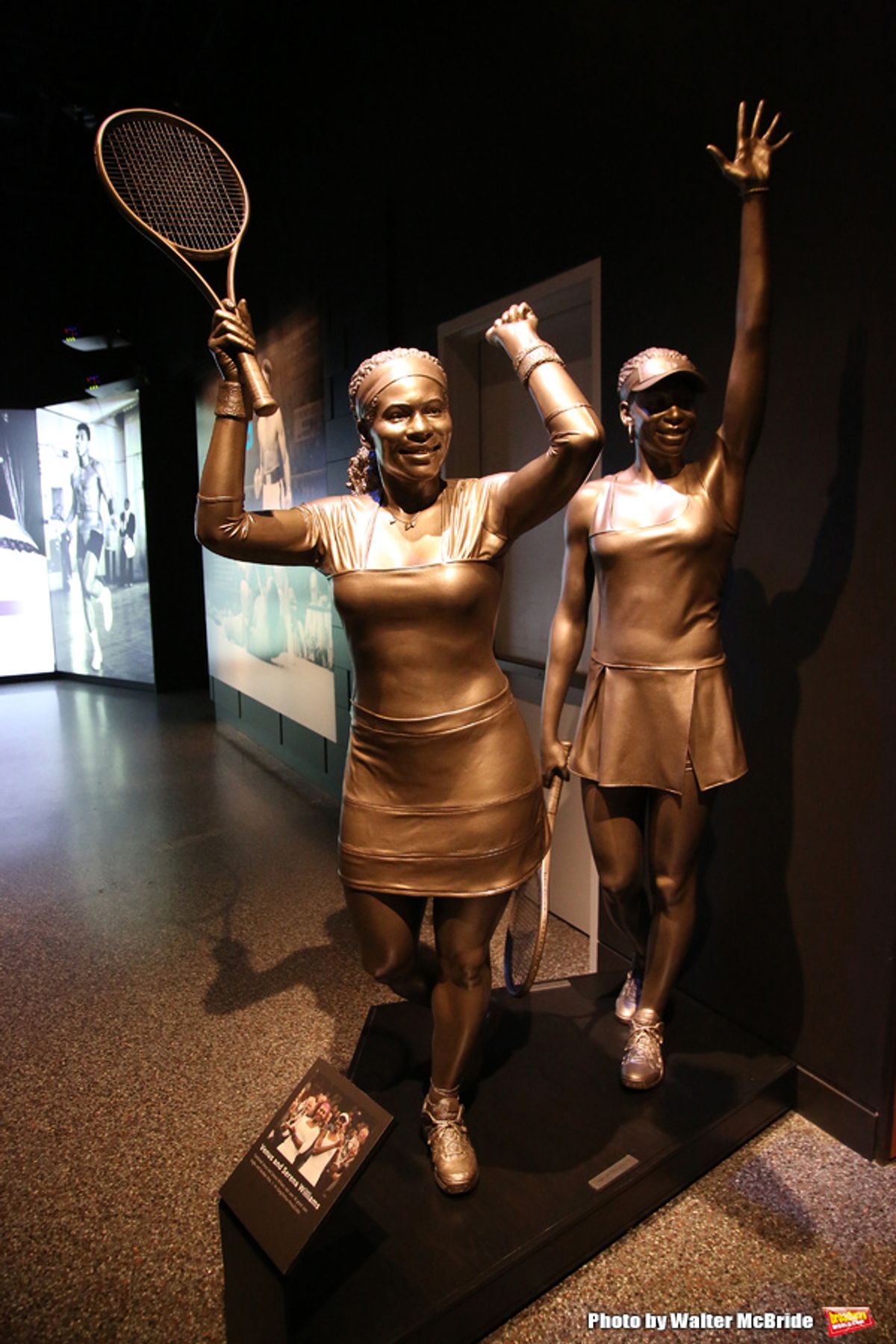 Venus Williams and Serena Williams Exhibit at 