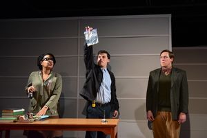 Morgan McNaught, Carlos Olmedo and Michael Peters @ BroadwayWorld Morgan McNaught, Carlos Olmedo and Michael Peters Photo