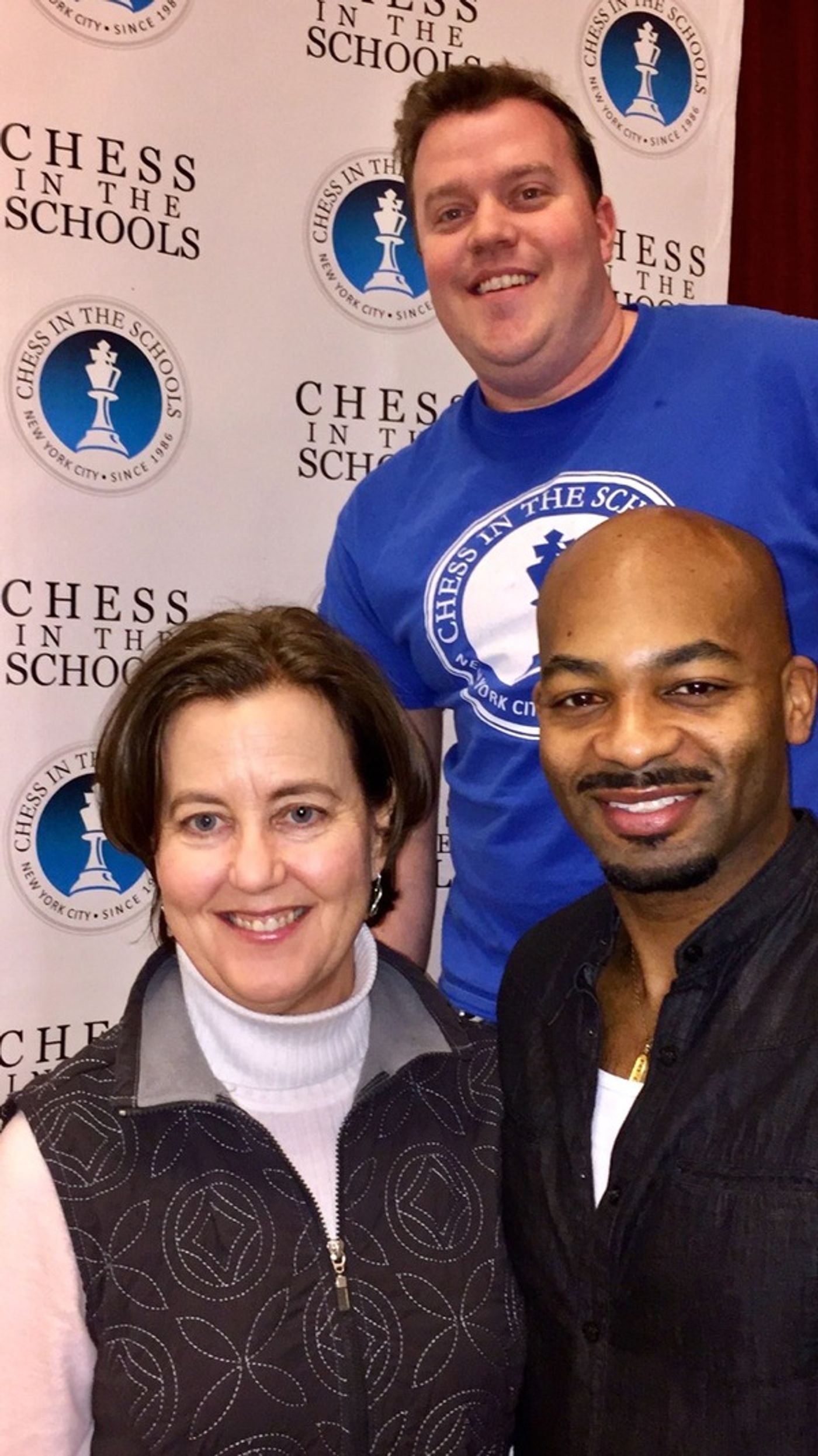 Photo Flash: HAMILTON's Brandon Victor Dixon Visits Chess in the Schools MLK Day Chess Tournament  Image