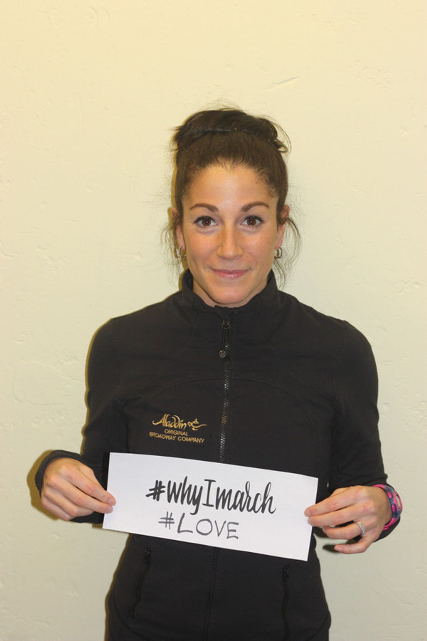 Photo Flash: #WhyIMarch - NYC Actors, Crew Members Support Women's March on Washington  Image