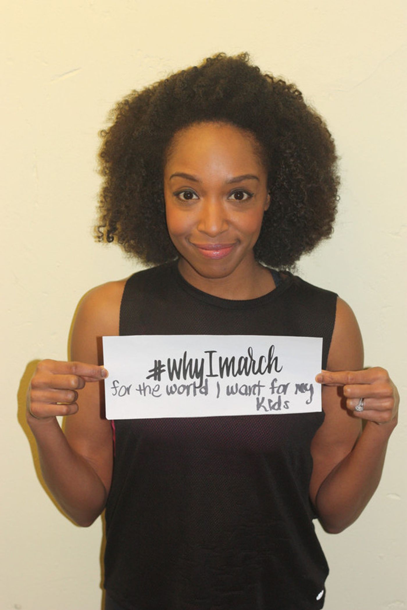 Photo Flash: #WhyIMarch - NYC Actors, Crew Members Support Women's March on Washington  Image
