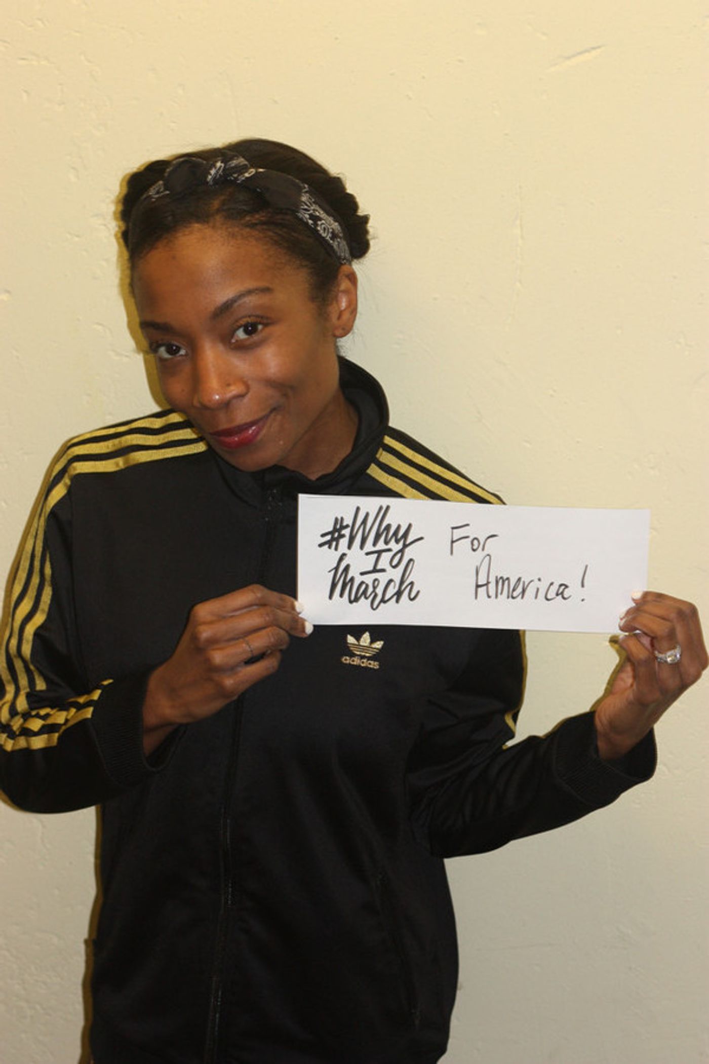Photo Flash: #WhyIMarch - NYC Actors, Crew Members Support Women's March on Washington  Image