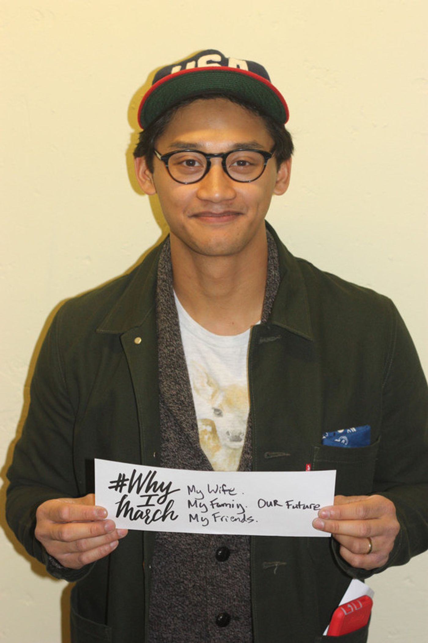 Photo Flash: #WhyIMarch - NYC Actors, Crew Members Support Women's March on Washington  Image