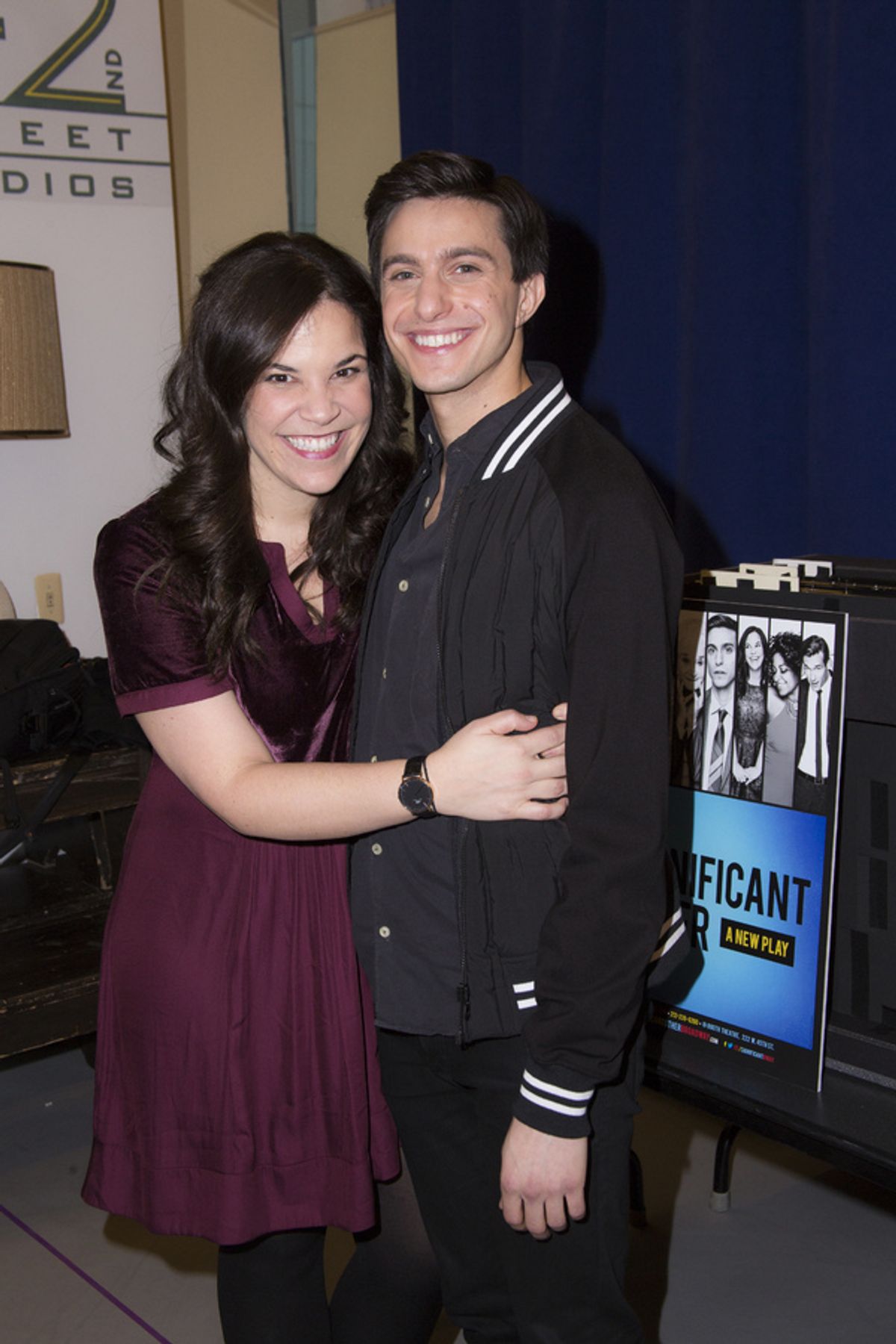 Lindsay Mendez and Gideon Glick at 