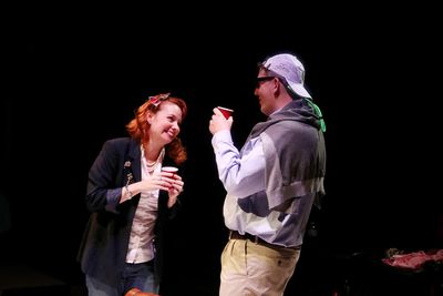 Sara Gaston and Sean Patrick Judge
 Photo
