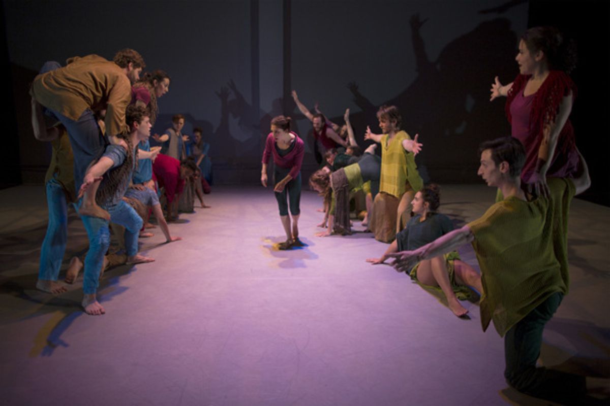 Marisol Kimberly Rosa-Shapiro (center) and full company of BABEL at 