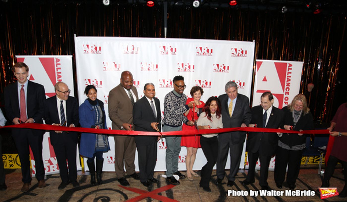 FREEZE FRAME: Billy Porter Helps Cut the Ribbon for ART Theatres  Image