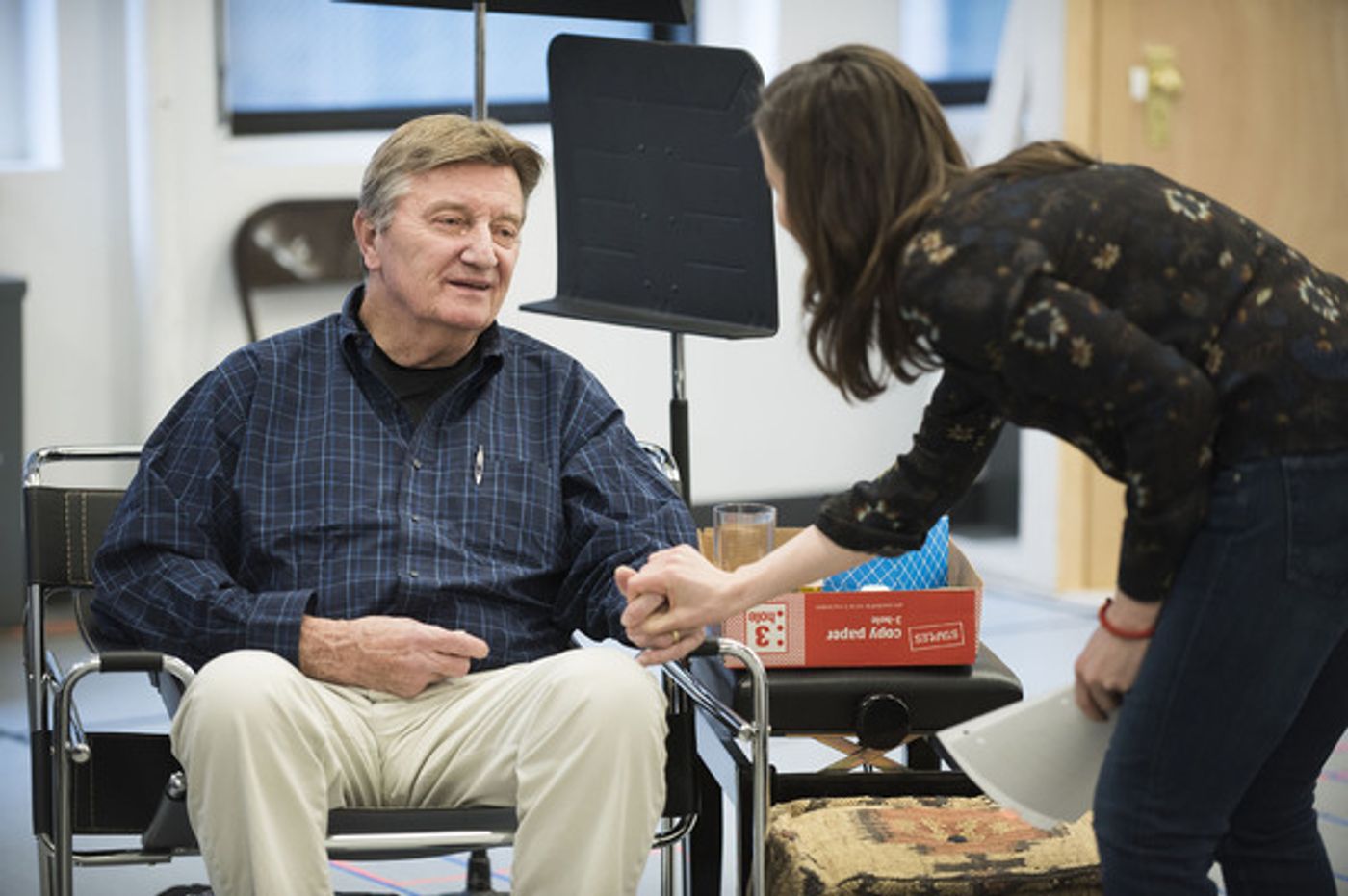 Photo Flash: In Rehearsal with Kate Walsh, Jeremy Shamos and More for IF I FORGET  Image