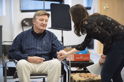 Larry Bryggman and Maria Dizzia Photo