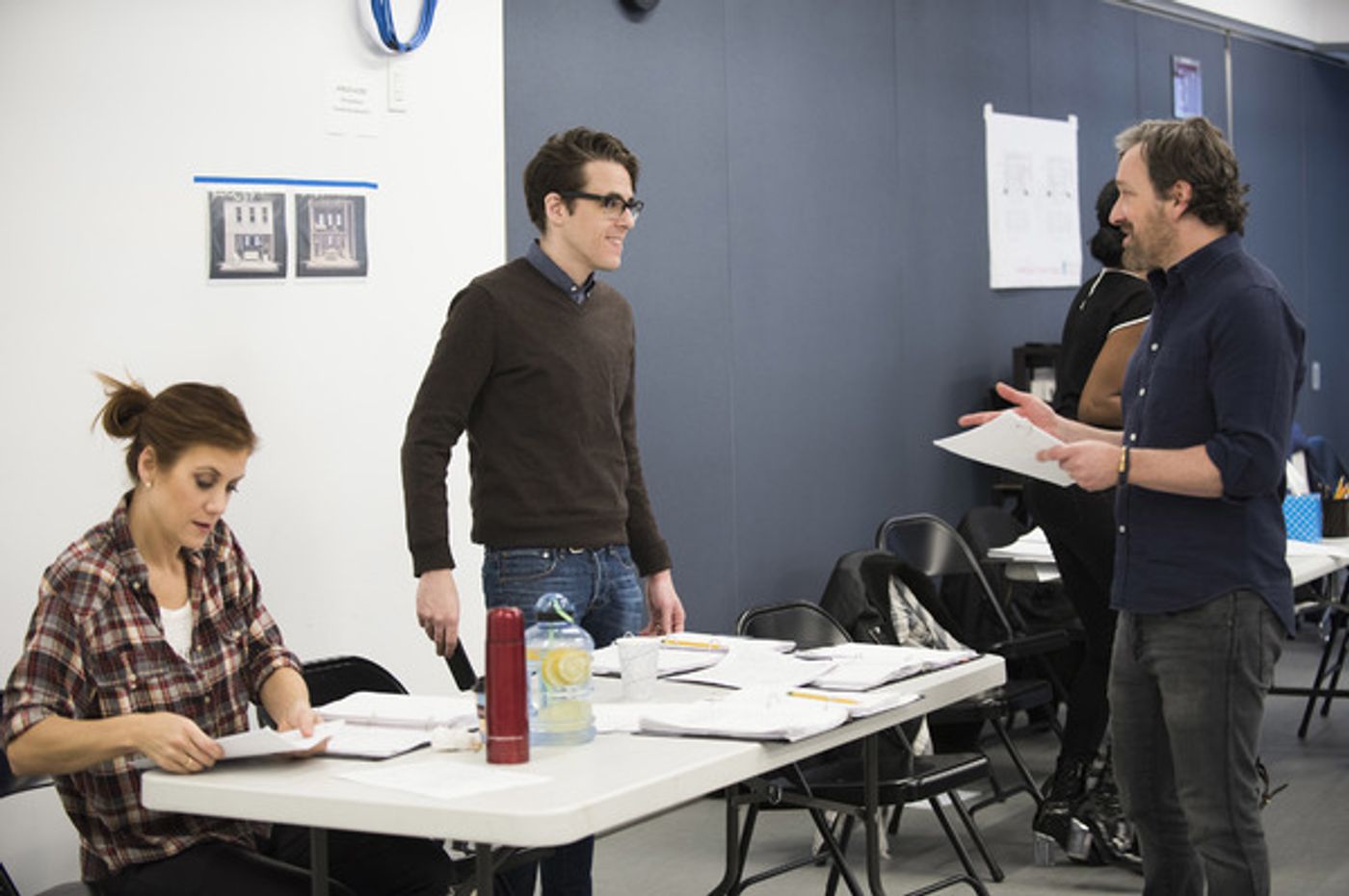 Photo Flash: In Rehearsal with Kate Walsh, Jeremy Shamos and More for IF I FORGET  Image