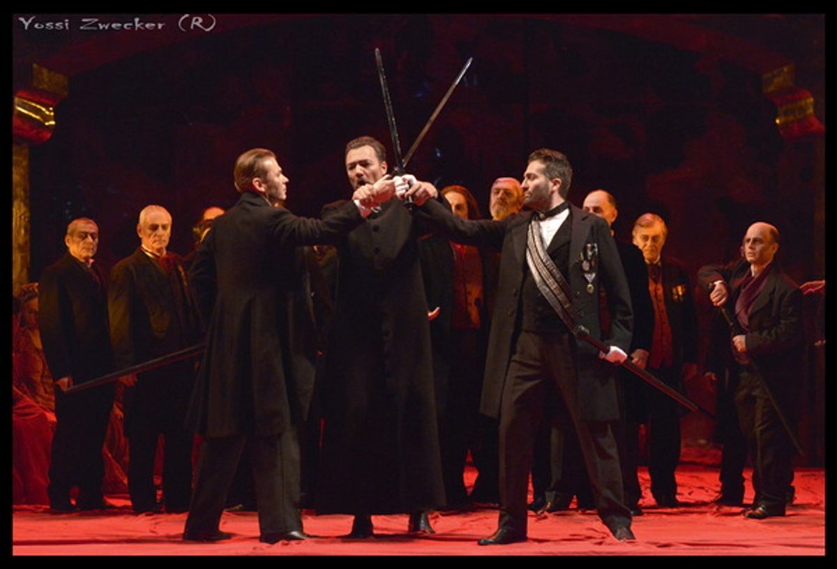 Alexei Dolgov as Edgardo, 	Dario Russo as Raimondo and Mario Cassi as Enrico at 