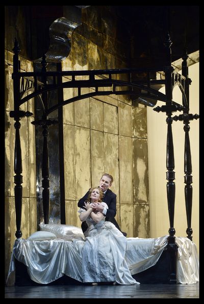 Maria Jose Moreno as Lucia and Alexei Dolgov as Edgardo Photo