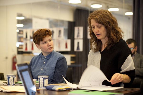 Playwright Bryna Turner and director Lee Sunday Evans  Photo