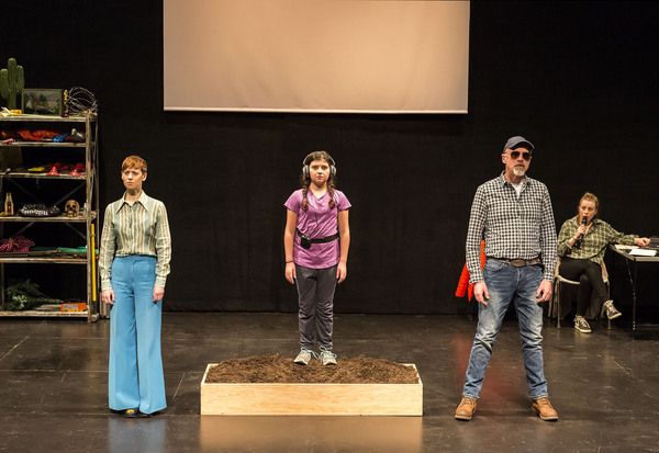Cath Whitefield, Ayla Moses, Tim Crouch and Jasmine Woodcock-Stewart Photo
