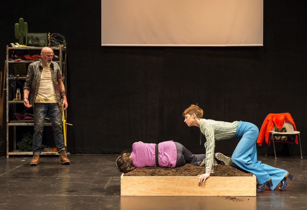 Tim Crouch, Ayla Moses and Cath Whitefield at 