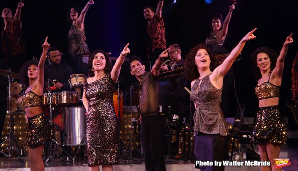 Andr??a Burns and Carlos E. Gonzalez with cast Photo