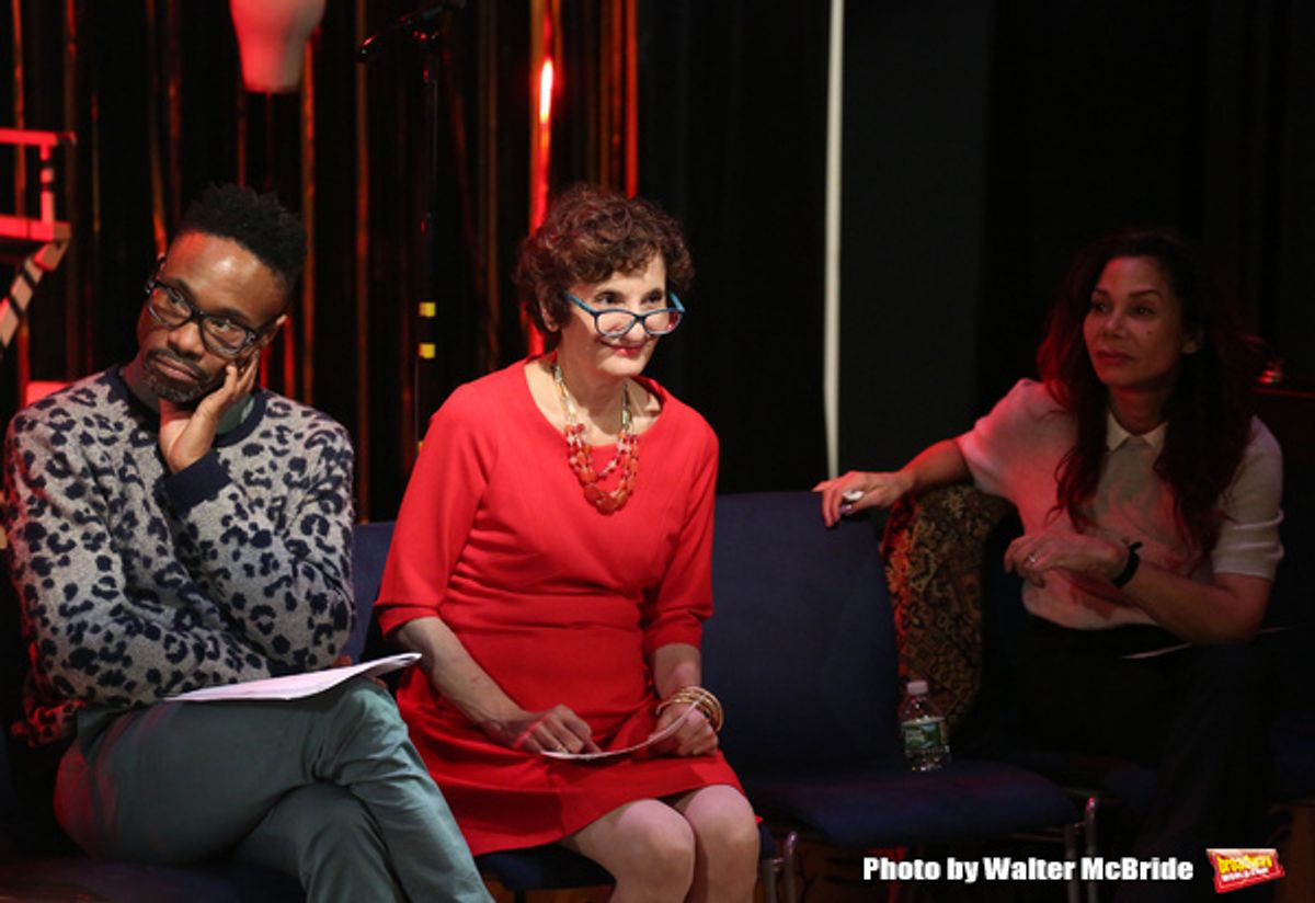 Billy Porter, Executive director Virginia P. Louloudes and Daphne Rubin-Vega at 
