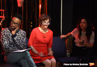 Billy Porter, Executive director Virginia P. Louloudes and Daphne Rubin-Vega Photo
