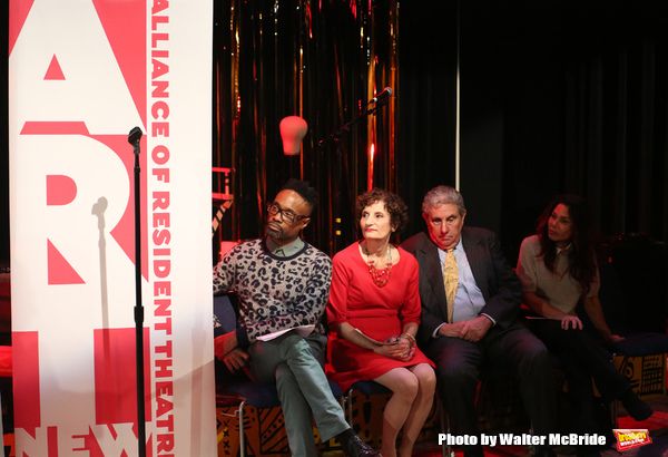 Billy Porter, executive director Virginia P. Louloudes, Jeff Gural and Daphne Rubin-V Photo