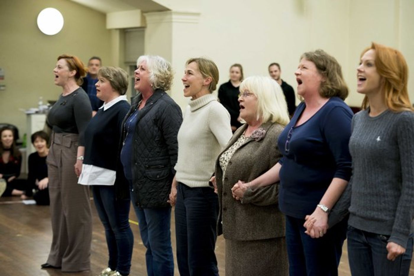Photo Flash: First Look at Rehearsal Photos for Gary Barlow and Tim Firth's New British Musical, THE GIRLS  Image
