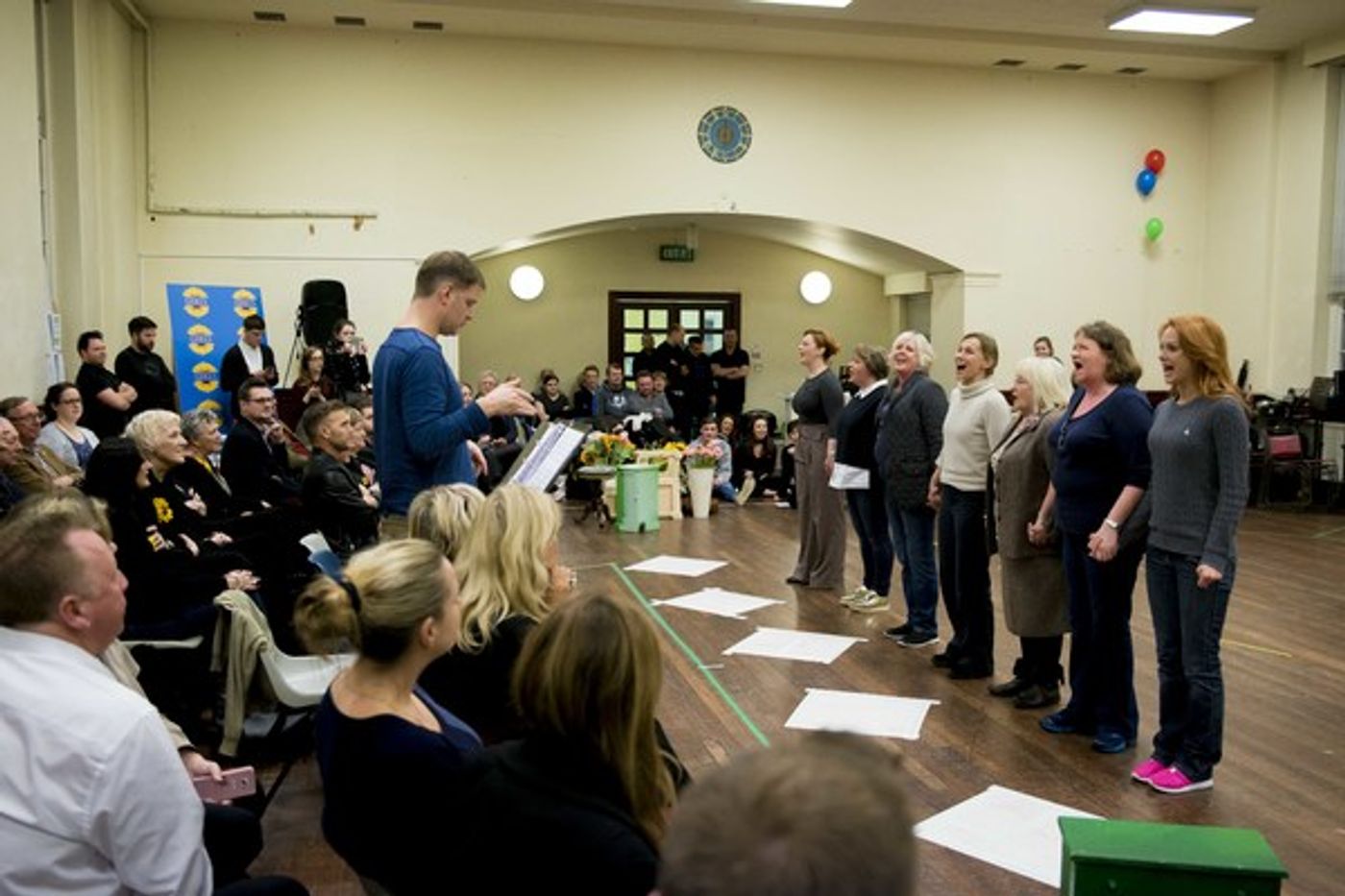 Photo Flash: First Look at Rehearsal Photos for Gary Barlow and Tim Firth's New British Musical, THE GIRLS  Image
