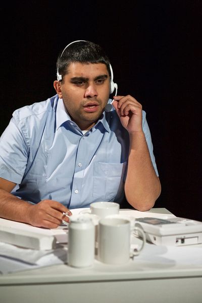 Harpal Hayer in Gazing At A Distant Star by Sian Rowland, Greenwich Theatre - photo b Photo