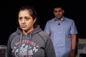 Serin Ibrahim and Harpal Hayer in Gazing At A Distant Star by Sian Rowland, Greenwich Photo