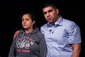 Serin Ibrahim and Harpal Hayer in Gazing At A Distant Star by Sian Rowland, Greenwich Photo