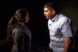 Serin Ibrahim and Harpal Hayer in Gazing At A Distant Star by Sian Rowland, Greenwich Theatre - photo by Warren King Photography @ BroadwayWorld Serin Ibrahim and Harpal Hayer in Gazing At A Distant Star by Sian Rowland, Greenwich Photo