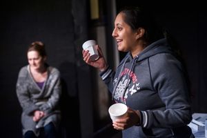 Victoria Porter and Serin Ibrahim in Gazing At A Distant Star by Sian Rowland, Greenw Photo