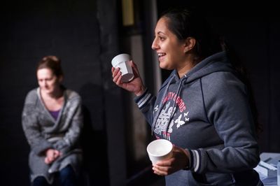 Victoria Porter and Serin Ibrahim in Gazing At A Distant Star by Sian Rowland, Greenw Photo