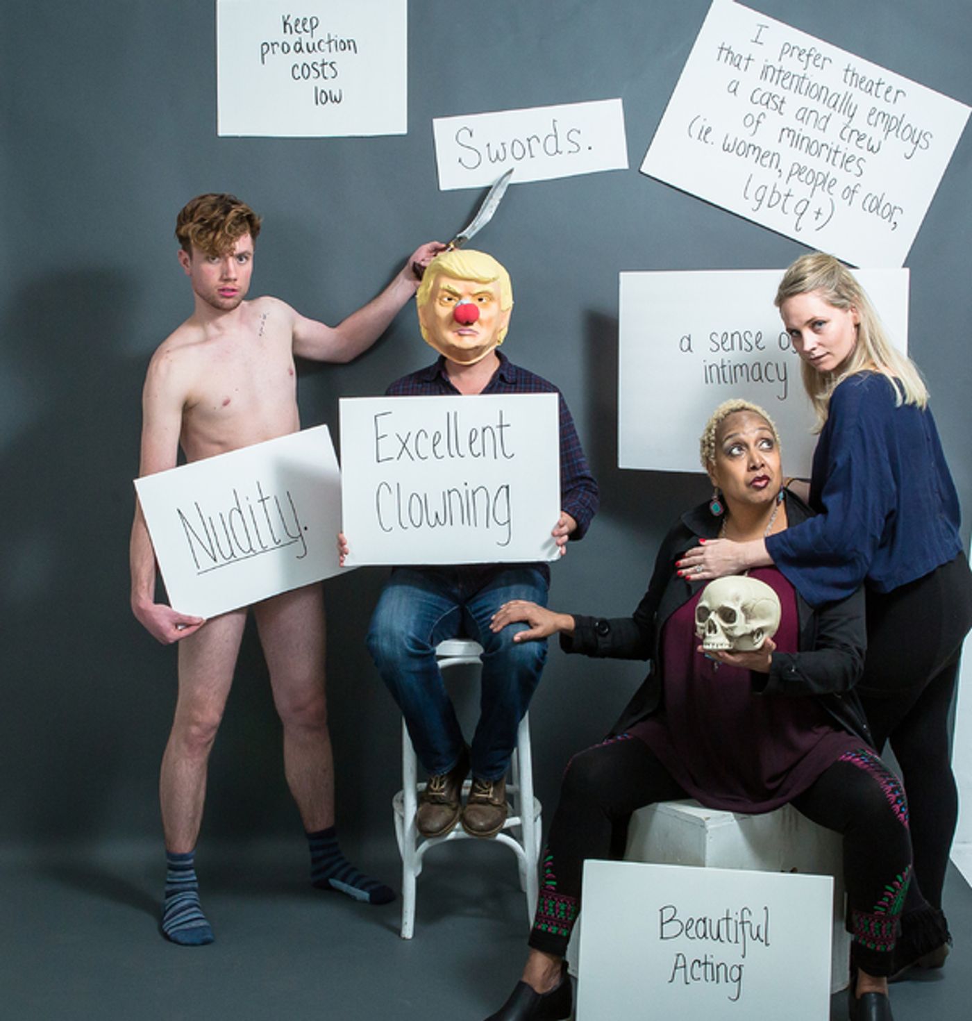 Photo Flash: Meet the Cast of The New York Neo-Futurists' THE GREAT AMERICAN DRAMA  Image