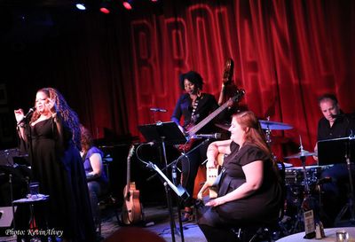 Natalie Douglas and the band Photo