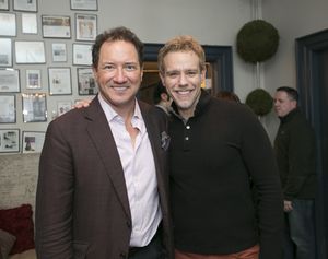 Producer Kevin McCollum and Adam Pascal Photo