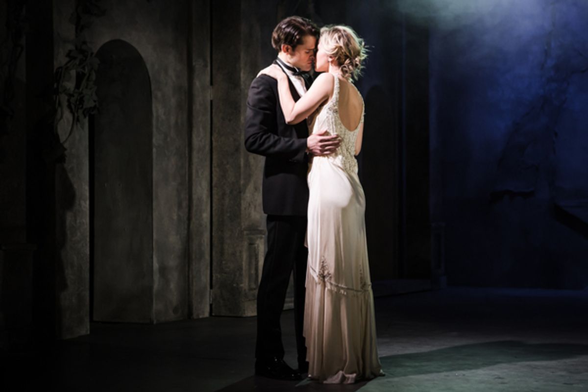 Chris Peluso (Death) and Zoe Doano (Grazia Lamberti) at 