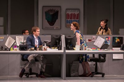 Kyle Beltran (Miles), Ryan Spahn (Dean), Jennifer Kim, (Kendra) and Catherine Combs ( Photo
