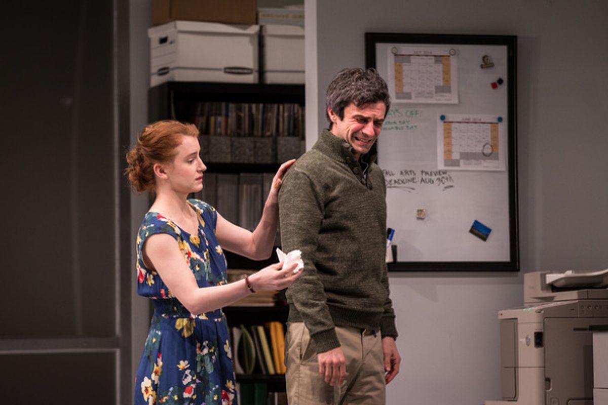 Catherine Combs (Ani) and Michael Crane (Lorin)  at 