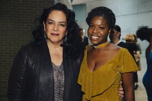 Cast members Catherine Castellanos and Kenya Alexander Photo